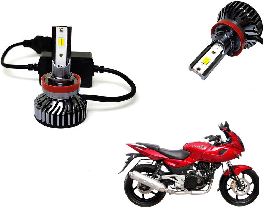 Selifaur - 4 LED High Brightness Automotive 60W+35W Longer Life With Cooling Fan M3A BB1448 Auto Lighting System H7 H11 Led Headlight Light For - Pulsar 220 DTS-i Selifaur - 4 LED High Brightness Automotive 60W+35W Longer Life With Cooling Fan M3A BB1448 Auto Lighting System H7 H11 Led Headlight Light For - Pulsar 220 DTS-i