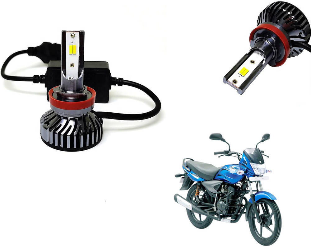     			Selifaur - 4 LED High Brightness Automotive 60W+35W Longer Life With Cooling Fan M3A BB1448 Auto Lighting System H7 H11 Led Headlight Light For - Platina