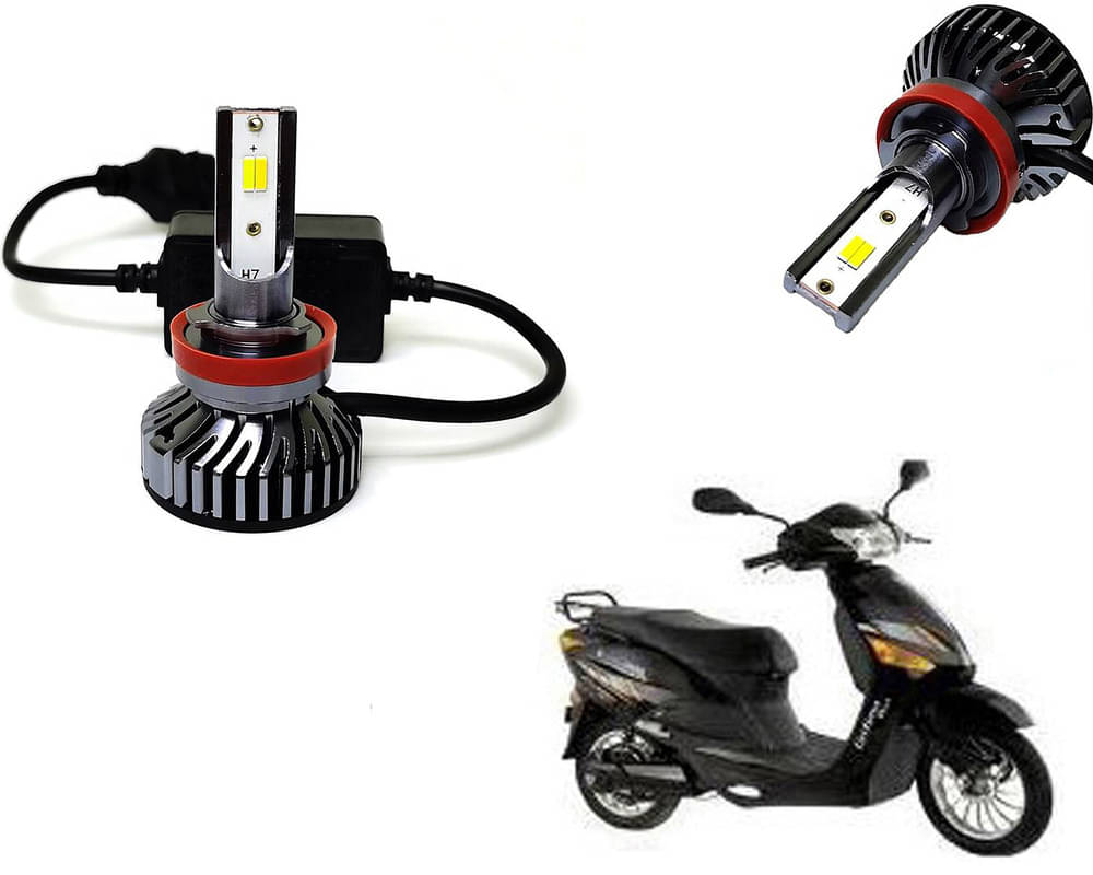     			Selifaur - 4 LED High Brightness Automotive 60W+35W Longer Life With Cooling Fan M3A BB1448 Auto Lighting System H7 H11 Led Headlight Light For - Optima