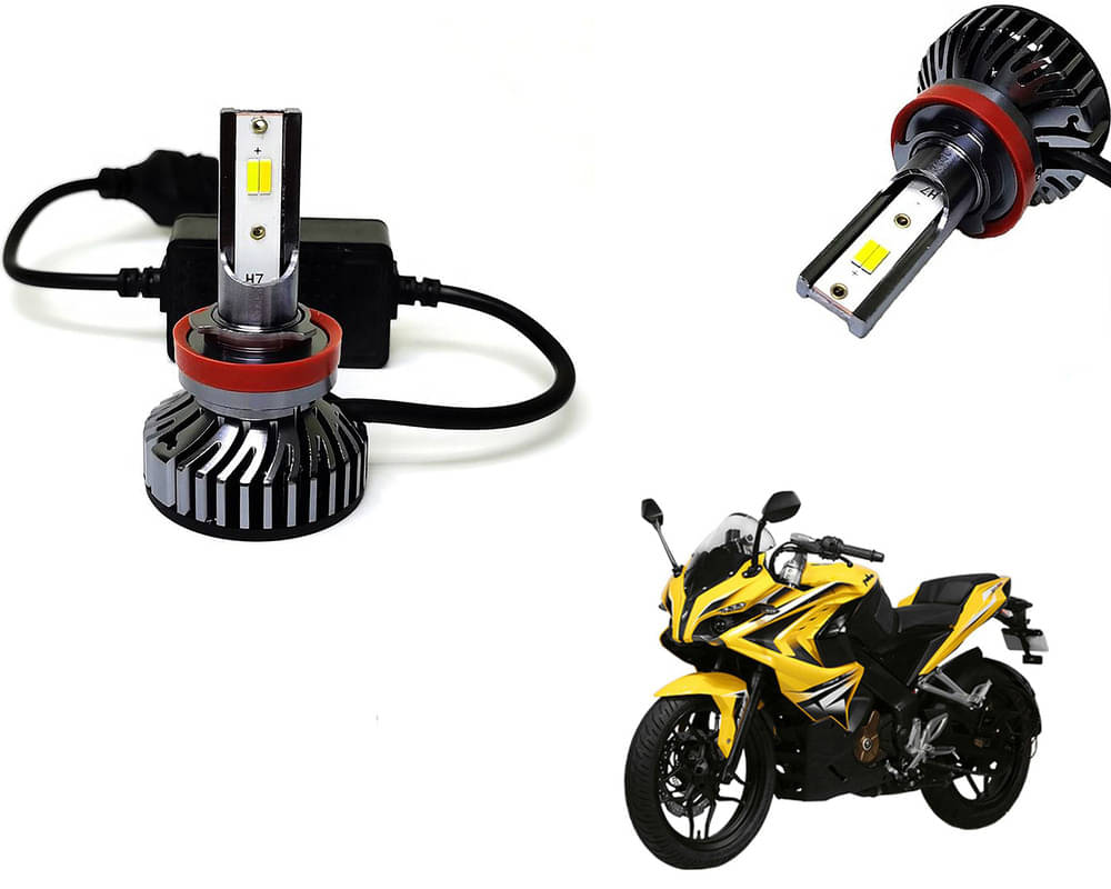 Selifaur - 4 LED High Brightness Automotive 60W+35W Longer Life With Cooling Fan M3A BB1448 Auto Lighting System H7 H11 Led Headlight Light For - Pulsar RS 200 Selifaur - 4 LED High Brightness Automotive 60W+35W Longer Life With Cooling Fan M3A BB1448 Auto Lighting System H7 H11 Led Headlight Light For - Pulsar RS 200