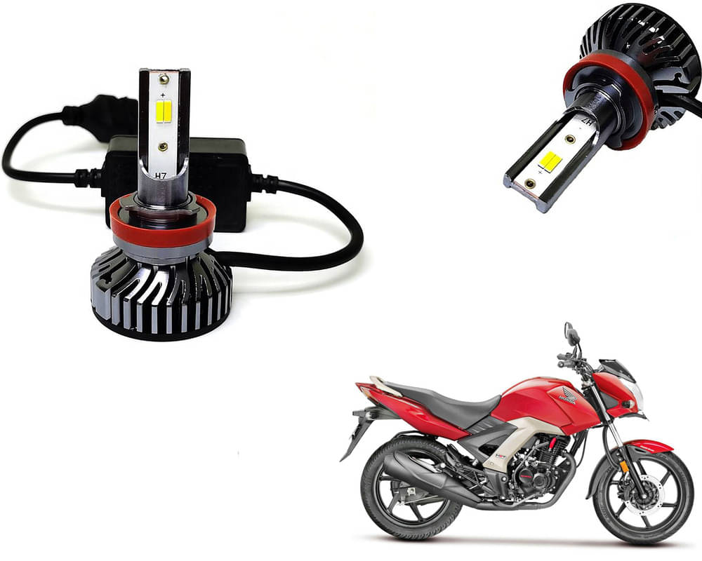 Selifaur - 4 LED High Brightness Automotive 60W+35W Longer Life With Cooling Fan M3A BB1448 Auto Lighting System H7 H11 Led Headlight Light For - CB Unicorn 160 Selifaur - 4 LED High Brightness Automotive 60W+35W Longer Life With Cooling Fan M3A BB1448 Auto Lighting System H7 H11 Led Headlight Light For - CB Unicorn 160
