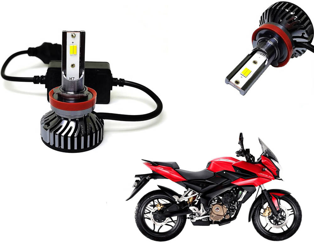 Selifaur - 4 LED High Brightness Automotive 60W+35W Longer Life With Cooling Fan M3A BB1448 Auto Lighting System H7 H11 Led Headlight Light For - Pulsar AS 200 DTS-i Selifaur - 4 LED High Brightness Automotive 60W+35W Longer Life With Cooling Fan M3A BB1448 Auto Lighting System H7 H11 Led Headlight Light For - Pulsar AS 200 DTS-i