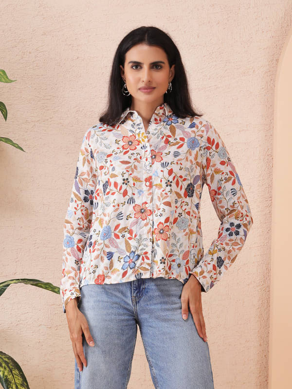     			Sold For Style Women Cotton Printed Straight Kurti ( White )