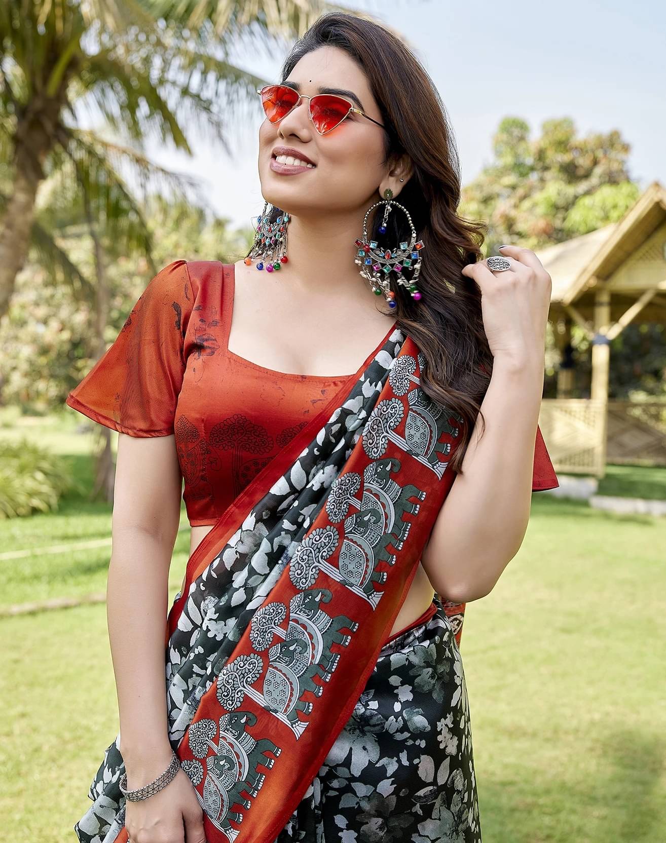 Yashika Art Silk Printed Kanjeevaram Sarees With Unstitched Blouse Piece ( Green ) Yashika Art Silk Printed Kanjeevaram Sarees With Unstitched Blouse Piece ( Green )