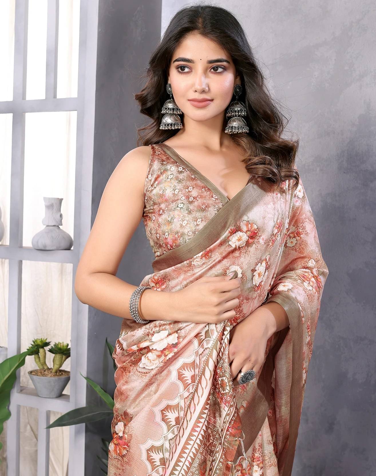     			Yashika Art Silk Printed Regular Saree With Unstitched Blouse Piece ( Green )