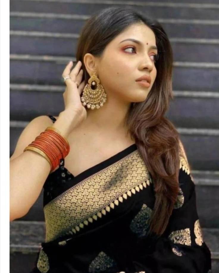     			Yashika Cotton Silk Printed Kanjeevaram Sarees With Unstitched Blouse Piece ( Black )