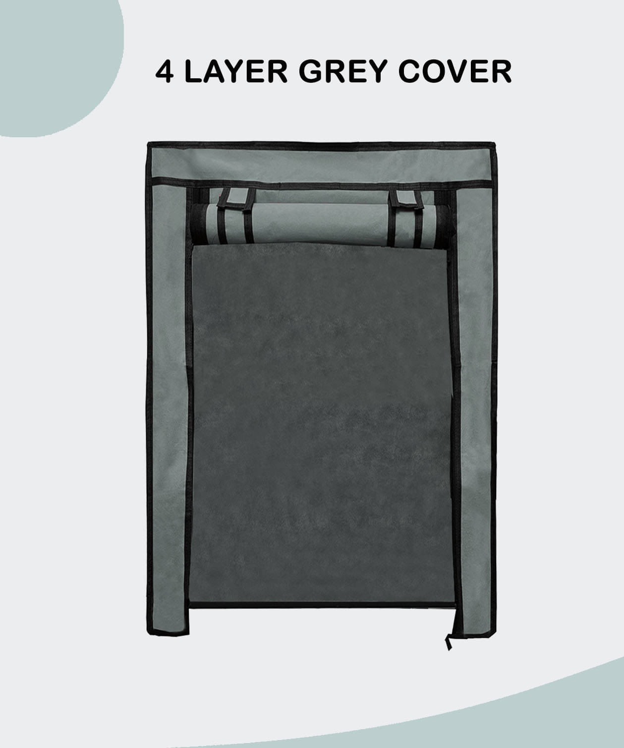 4-Layer Full-Length Zip-Up Shoe Rack Cover â Keeps Footwear Clean & Organized 4-Layer Full-Length Zip-Up Shoe Rack Cover â Keeps Footwear Clean & Organized