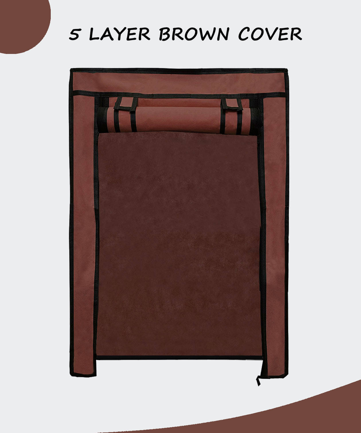 5-Layer Full-Length Zip-Up Shoe Rack Cover â Keeps Footwear Clean & Organized 5-Layer Full-Length Zip-Up Shoe Rack Cover â Keeps Footwear Clean & Organized