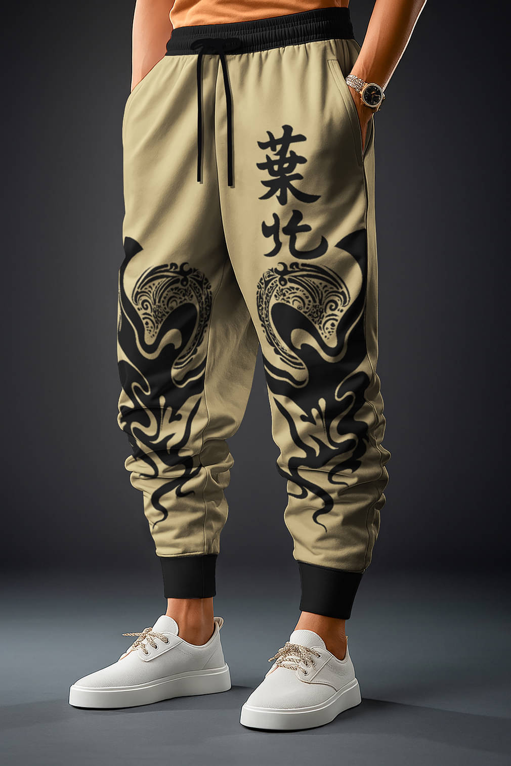    			AIFEES Multicolor Cotton Blend Men's Trackpants ( Pack of 1 )