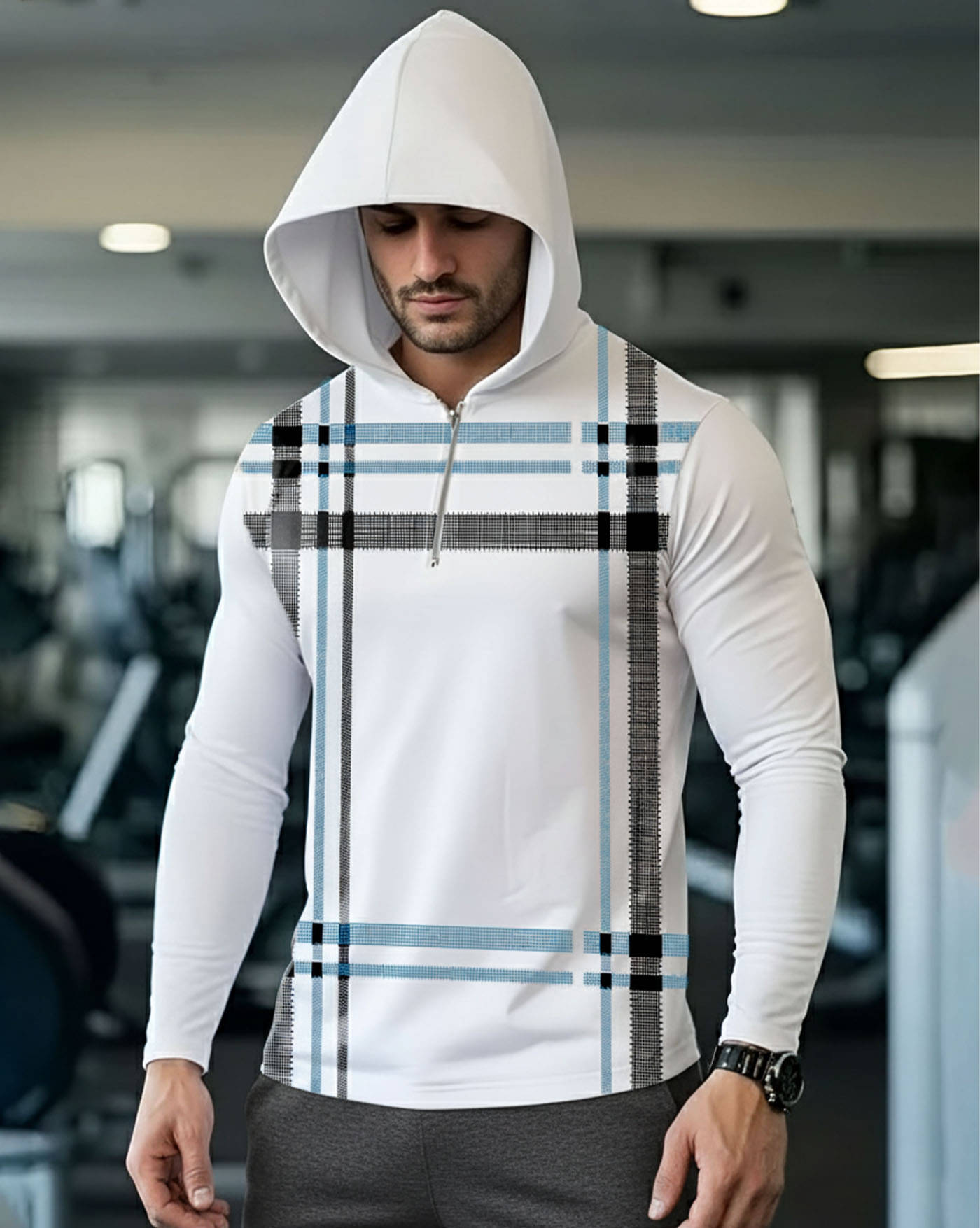     			AOOSH Men Cotton Blend Regular Fit Printed T-Shirt ( White )