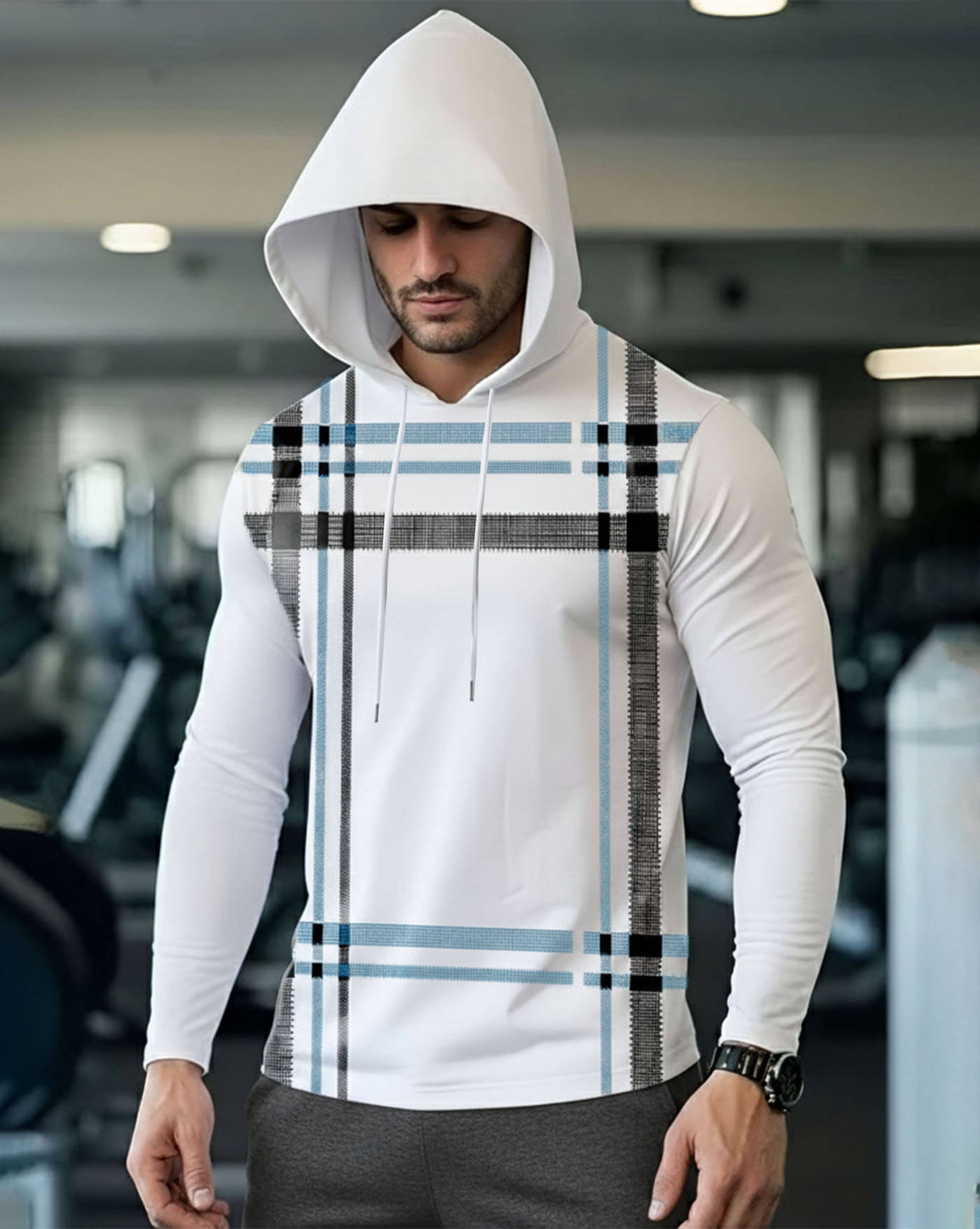     			AOOSH Men Cotton Blend Regular Fit Printed T-Shirt ( White )