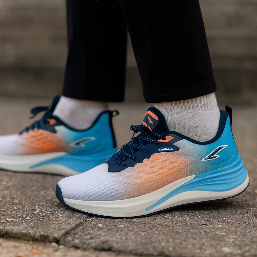     			ASIAN NAVIGATOR-02 White Men's Sports Running Shoes