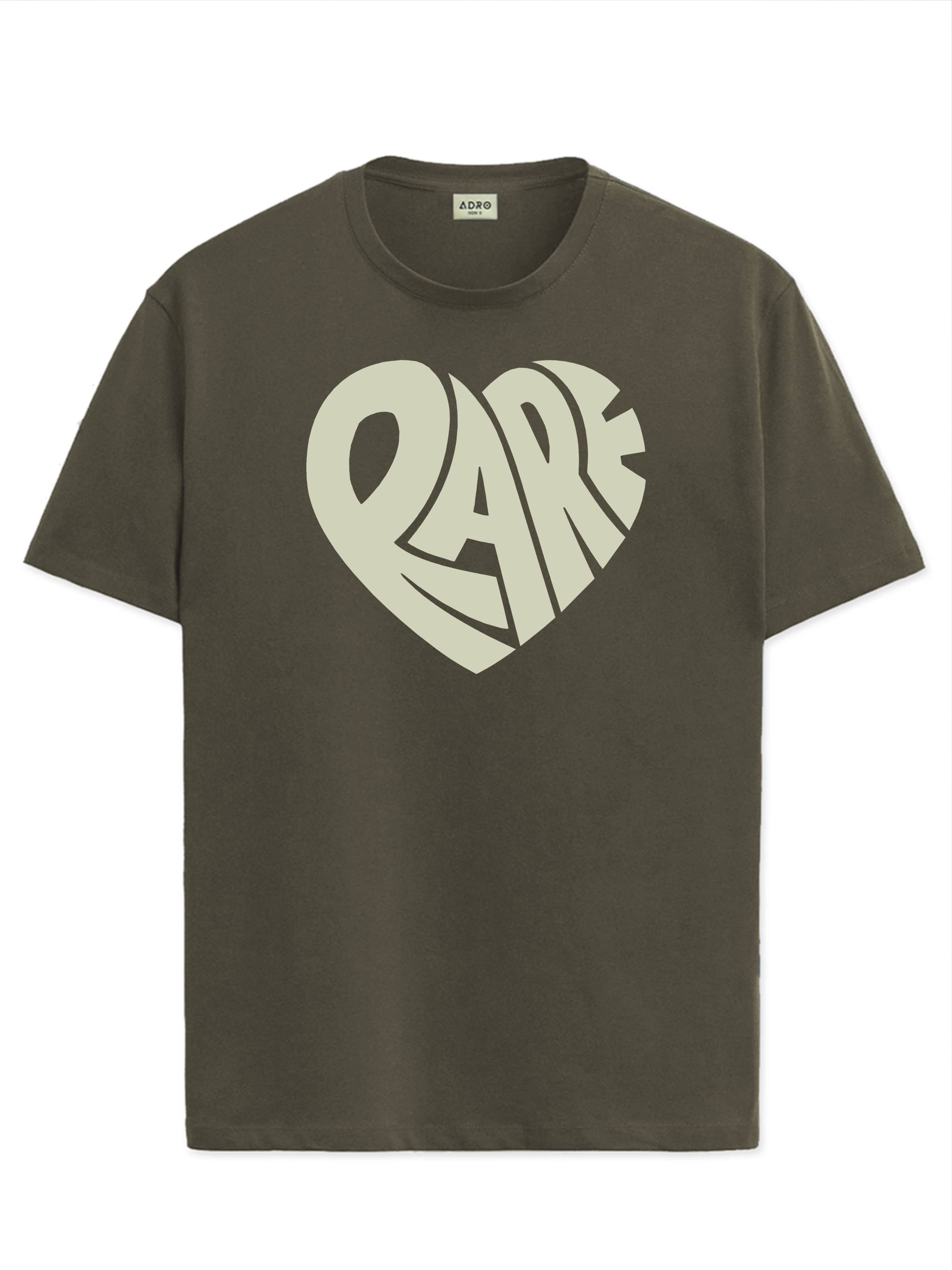    			Adro Men Cotton Blend Regular Fit Printed T-Shirt ( Olive )