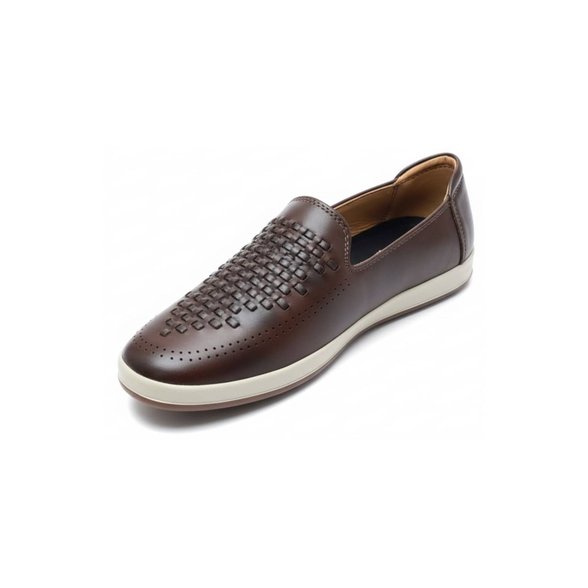     			Akiko Brown Men's Slip on Shoes