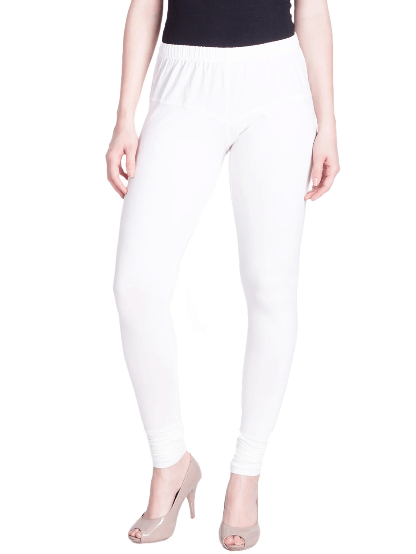     			AngaShobha Pack of 1 Cotton Blend Women Legging ( White )