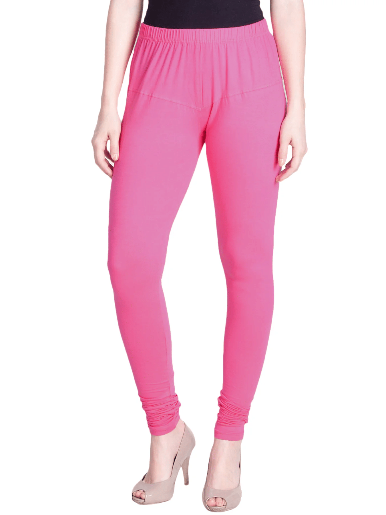     			AngaShobha Pack of 1 Cotton Blend Women Legging ( Pink )