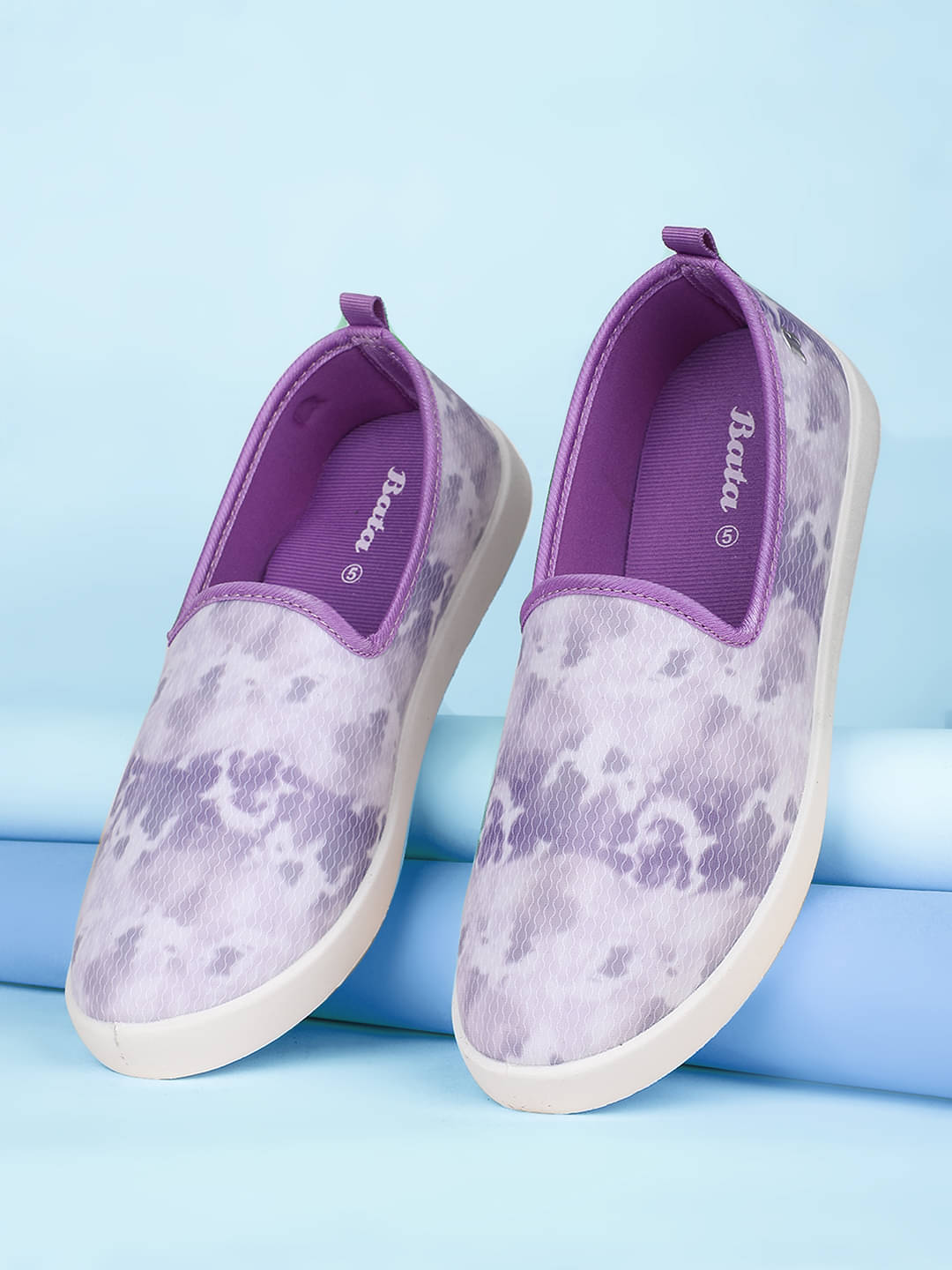 Bata Purple Women's Slip On Bata Purple Women's Slip On