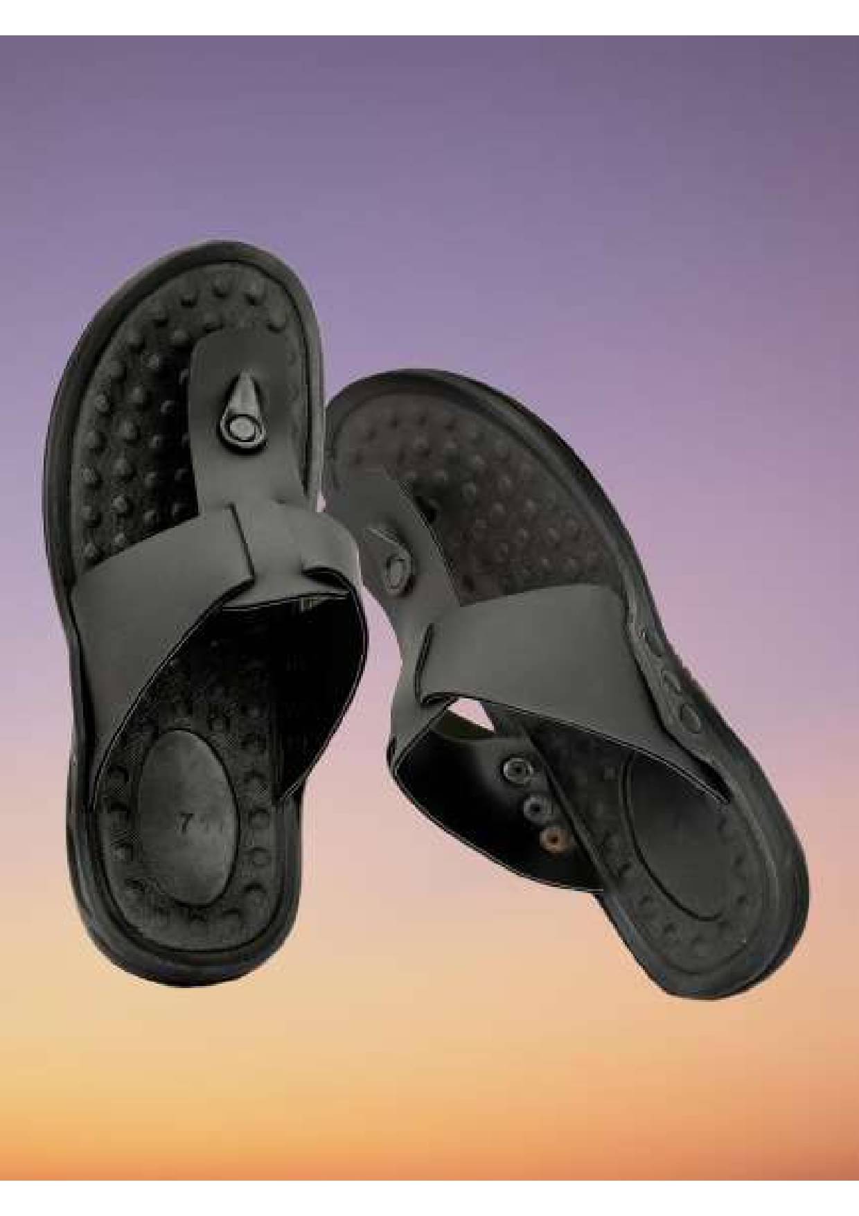    			Buxton Black Men's Slide Flip Flop