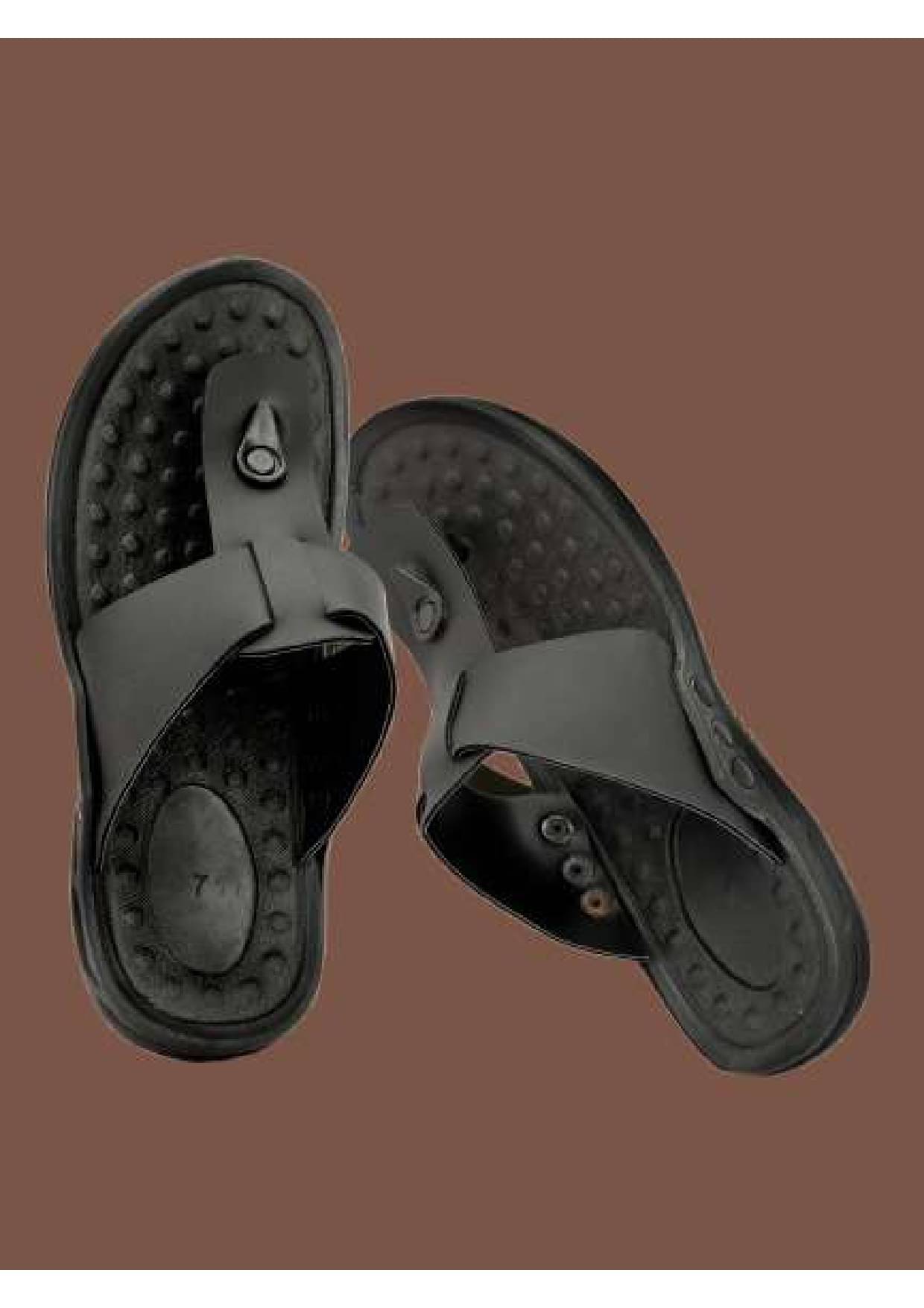     			Buxton Black Men's Slide Flip Flop