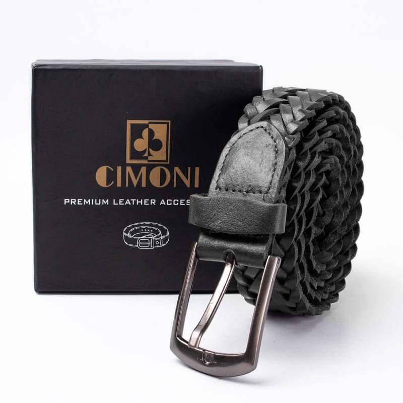     			CIMONI Leather Women's Braided Belt ( Pack of 1 )