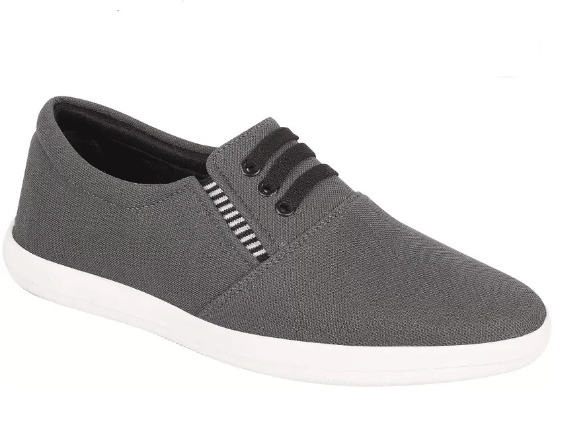     			COOPERWINGS Slip-On Casual Loafer Shoes Grey Melange Men's Slip-on Shoes