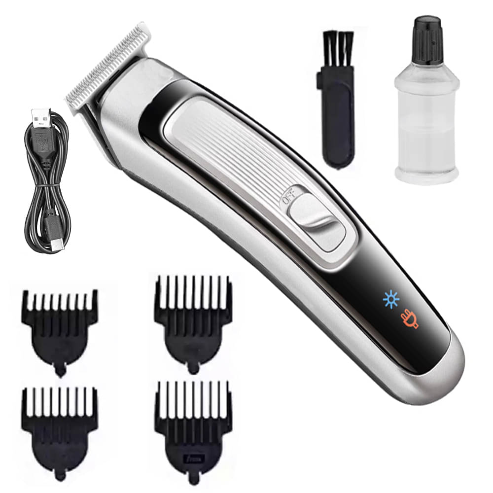     			CRS trimmer Silver Cordless Clipper With 60 minutes Runtime
