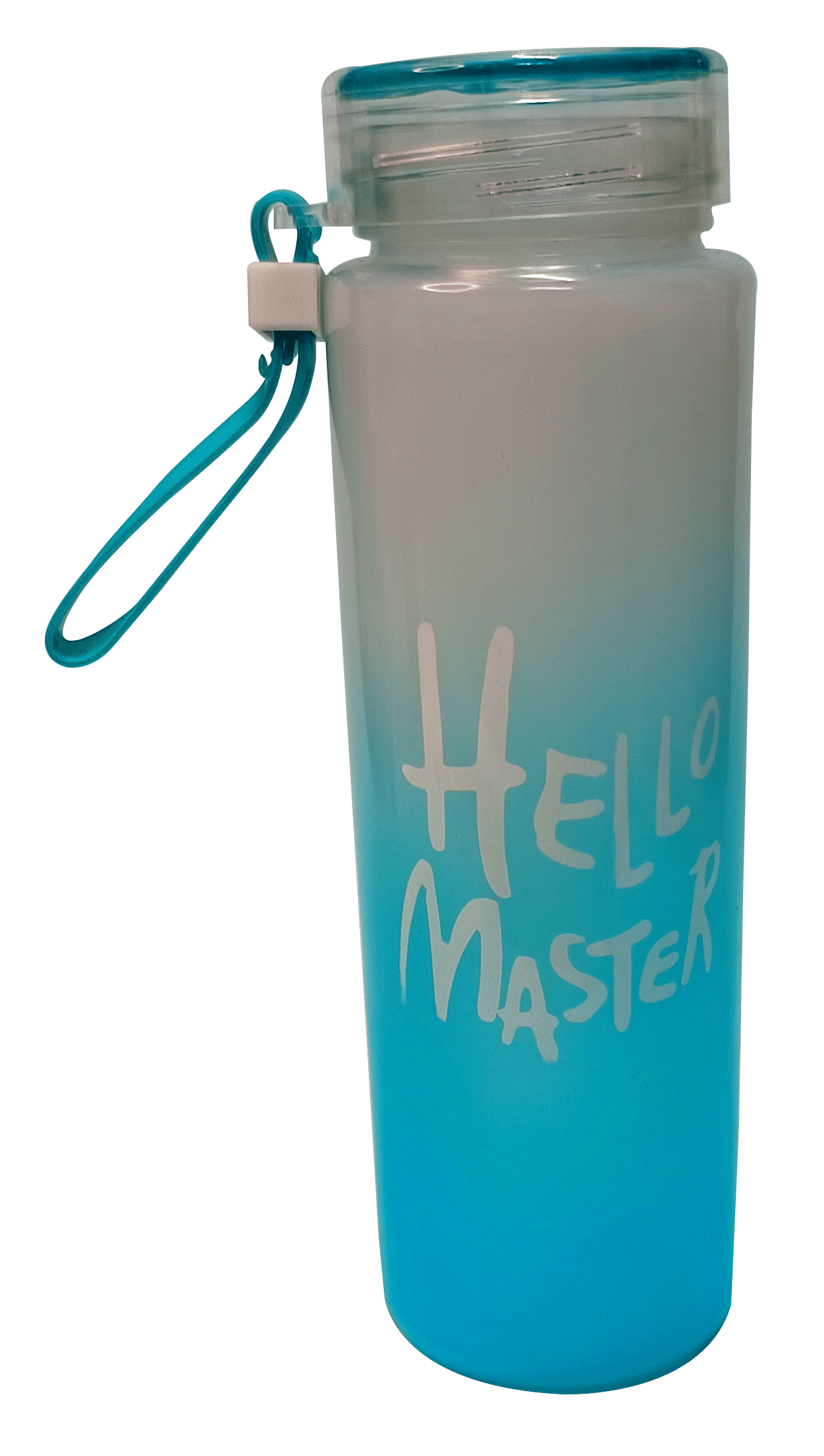     			CeePoo Blue Glass Water Bottle 480 mL ( Set of 1 )