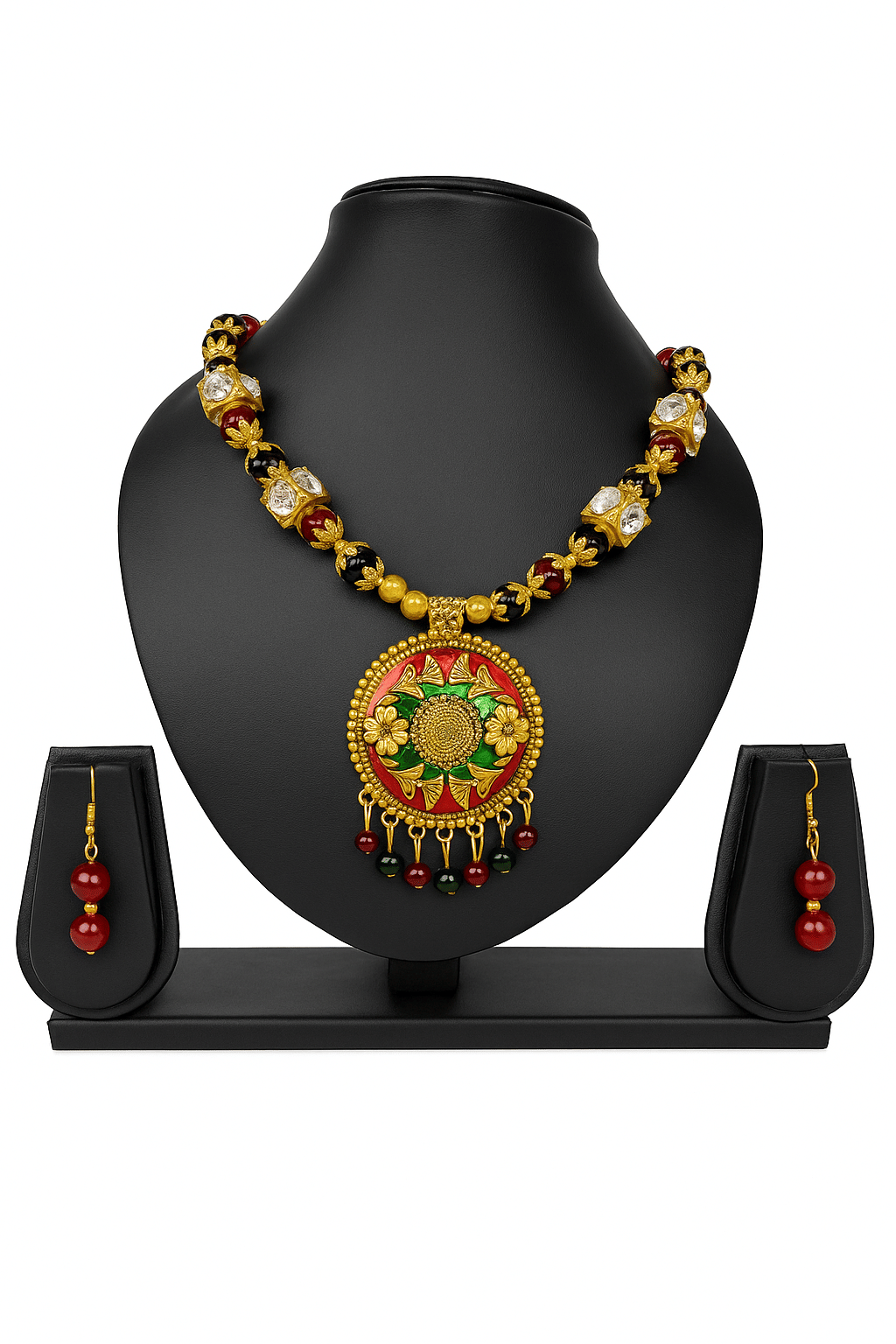     			GENERIC AAHI Multicolor Alloy Necklace Set ( Pack of 1 )