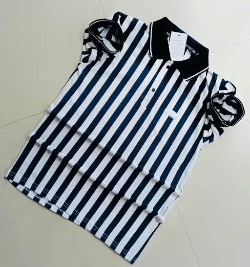     			Generic Charvneet enterprises Men Cotton Blend Regular Fit Striped Polo T Shirt ( Black )
