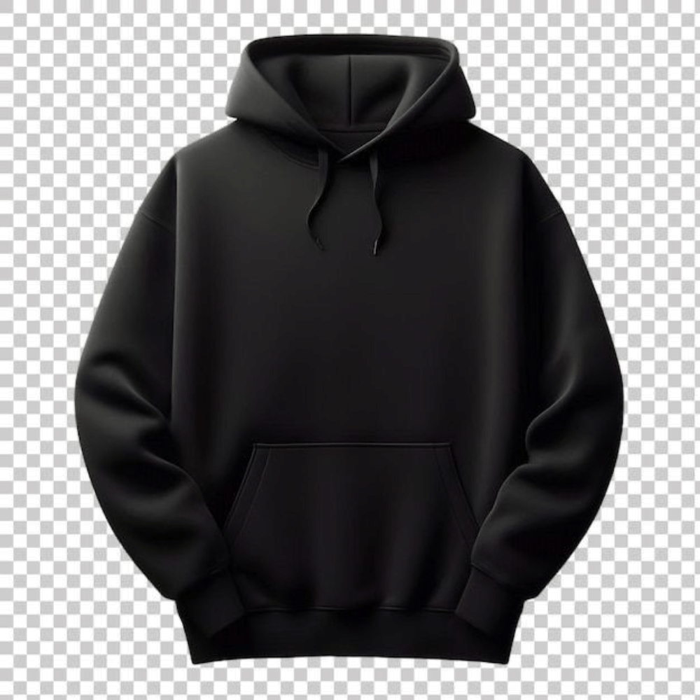     			HIGHLINES FASHION Cotton Hooded Men's Sweatshirt - Black ( Pack of 1 )