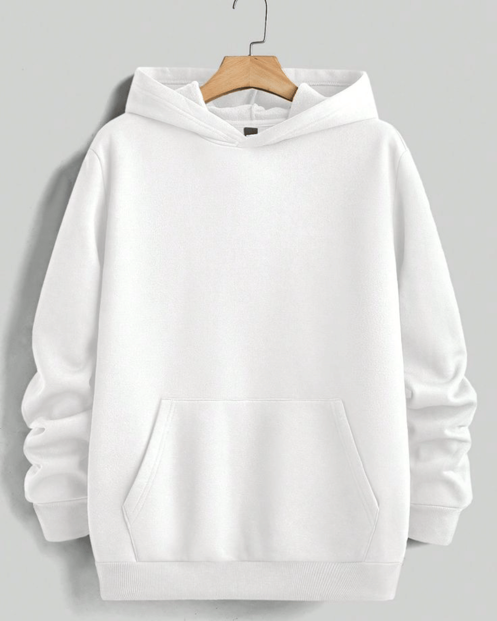     			HIGHLINES FASHION Cotton Hooded Men's Sweatshirt - White ( Pack of 1 )
