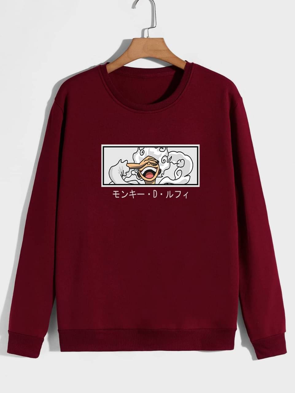     			KCON Fleece Round Neck Men's Sweatshirt - Maroon ( Pack of 1 )