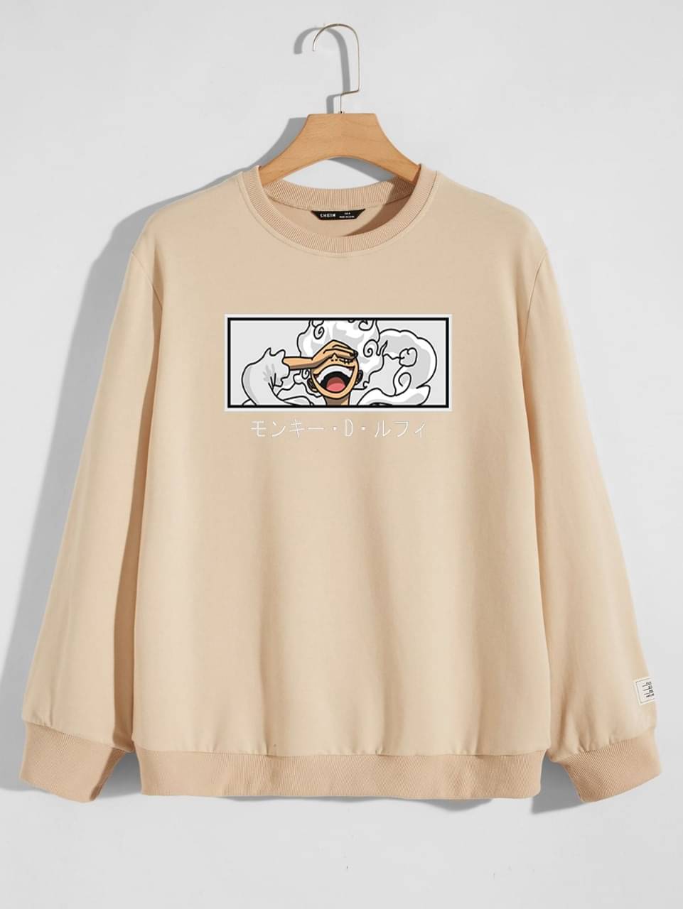     			KCON Fleece Round Neck Men's Sweatshirt - Cream ( Pack of 1 )