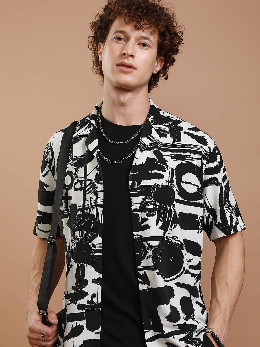     			Ketch Viscose Relaxed Fit Printed Half Sleeves Men's Casual Shirt - Multicolor ( Pack of 1 )