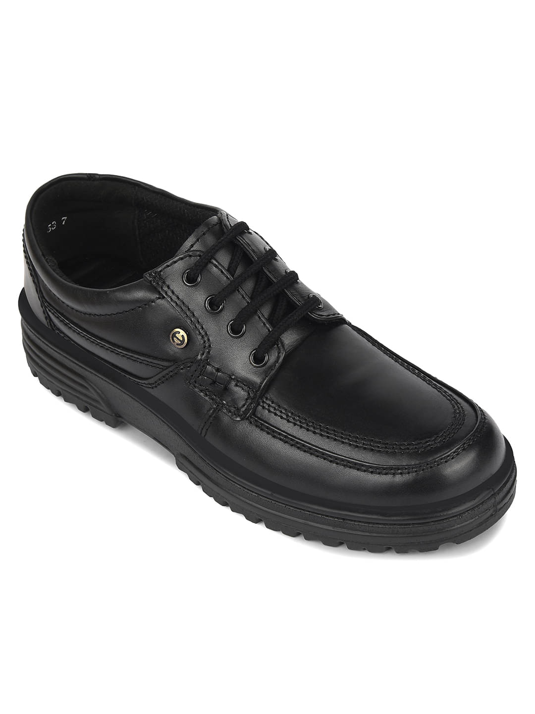     			Liberty Black Men's Derby Formal Shoes