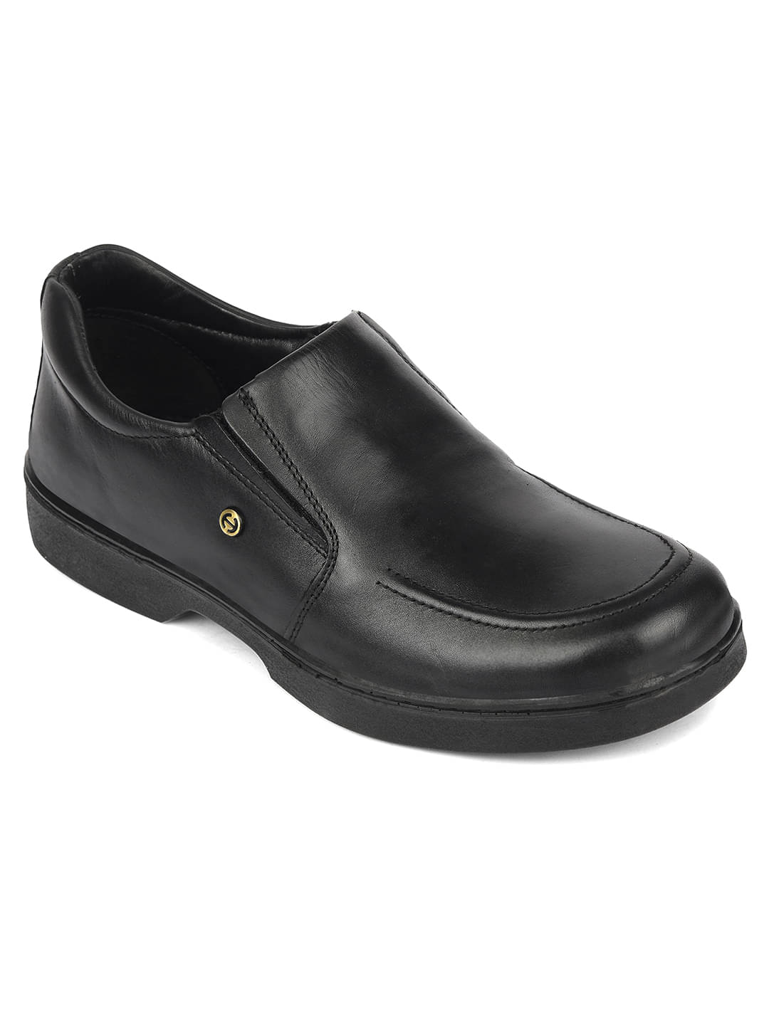     			Liberty Black Men's Slip On Formal Shoes