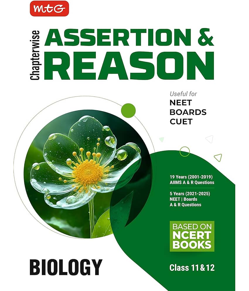 MTG Chapterwise Assertion & Reason Biology (Class-11 & 12) - Available A & R Questions of 19 Years AIIMS & 5 Years NEET and Boards Exam (Based on NCERT Books) - Stationery | Buy online on ZillyBuy