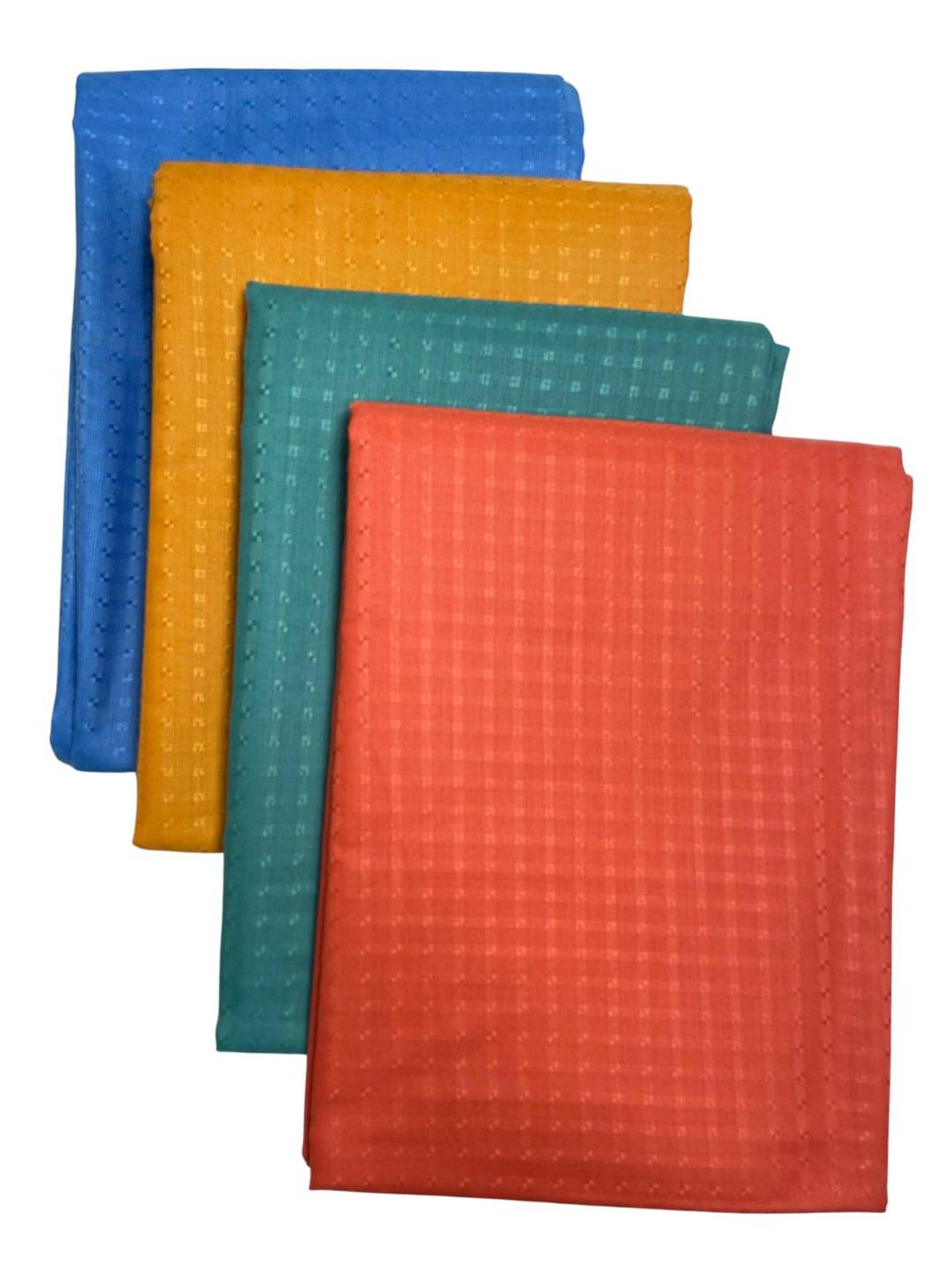     			Maharaja Multi Cotton Blend Men's Unstitched Kurta ( Pack of 4 )