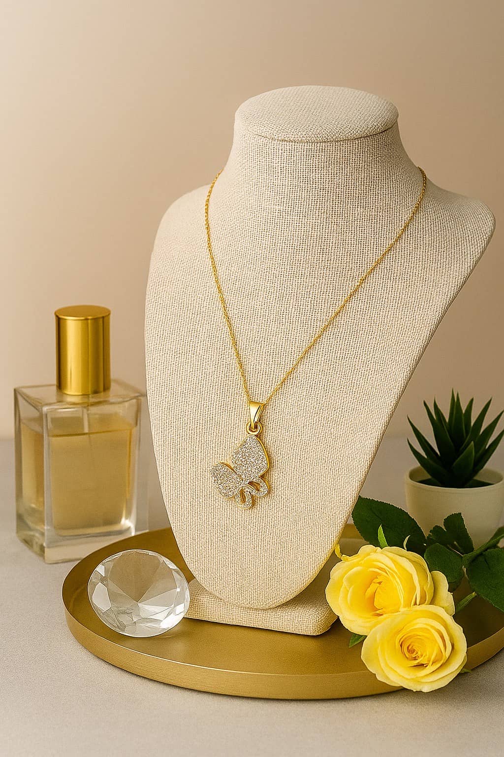Mikado Golden Alloy Necklace ( Pack of 1 )