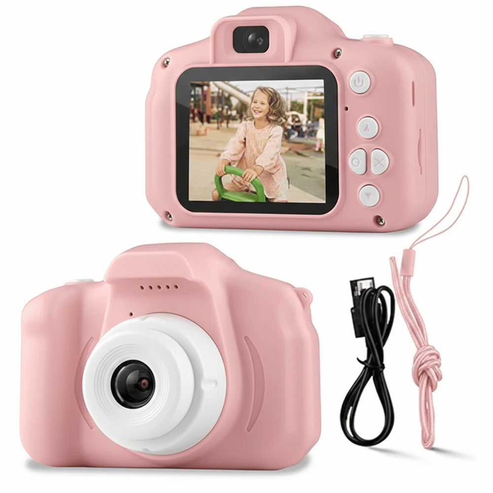     			Mini HD Digital Camera for Kids – Photo & Video Camera Toy with 2-Inch Screen | Rechargeable, Classy Colours, Best Birthday Gift | Kids Camera for Boys & Girls Age 3–15