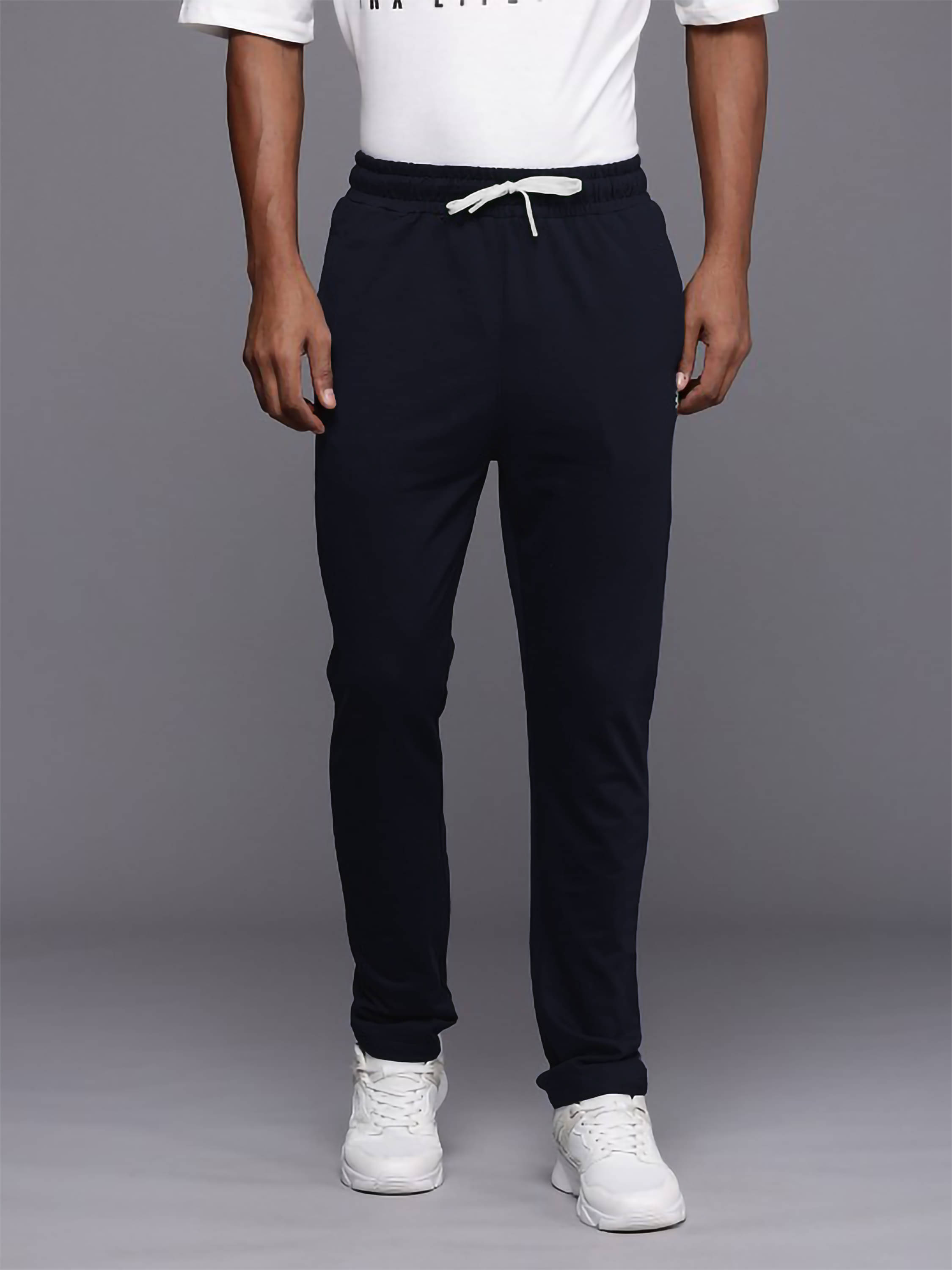     			Mountain colours Navy Cotton Blend Men's Trackpants ( Pack of 1 )