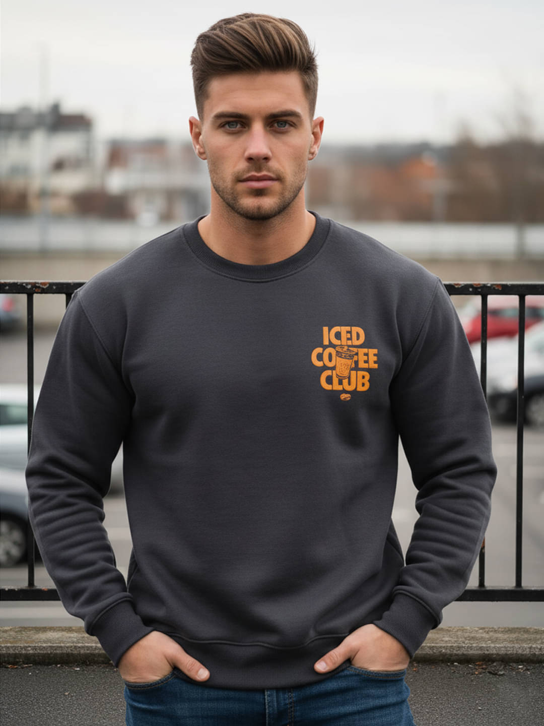 OBAAN Fleece Round Neck Men's Sweatshirt - Grey ( Pack of 1 ) OBAAN Fleece Round Neck Men's Sweatshirt - Grey ( Pack of 1 )