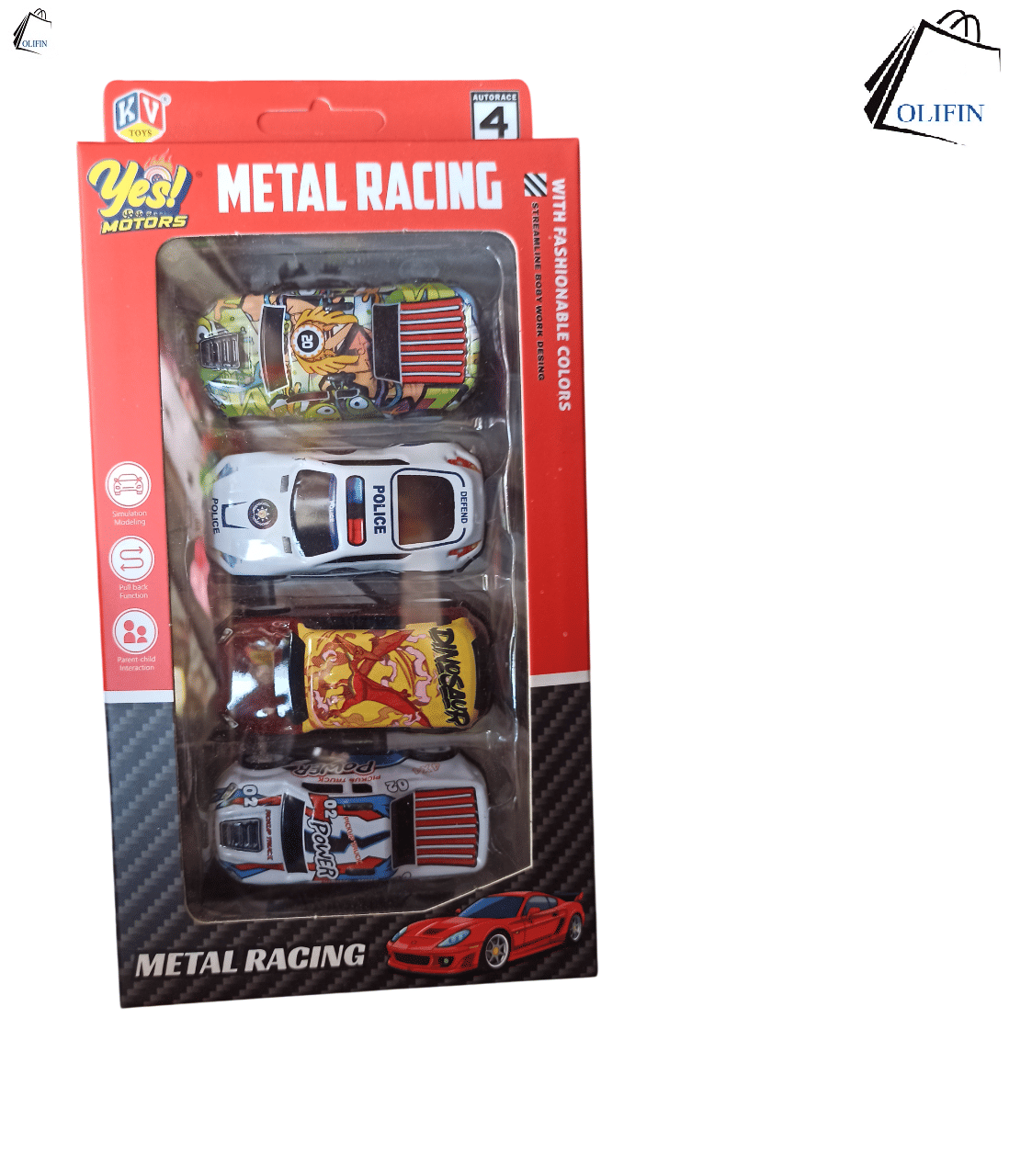 OLIFIN Die-Cast Pull Back Toy Cars for Kids | Metal Mini Cars Set of 4 | Playing Cars for Little Kids | Small Baby Toys for 3+ Years | Attractive Car Toys for Boys & Girls Pack of 1 OLIFIN Die-Cast Pull Back Toy Cars for Kids | Metal Mini Cars Set of 4 | Playing Cars for Little Kids | Small Baby Toys for 3+ Years | Attractive Car Toys for Boys & Girls Pack of 1