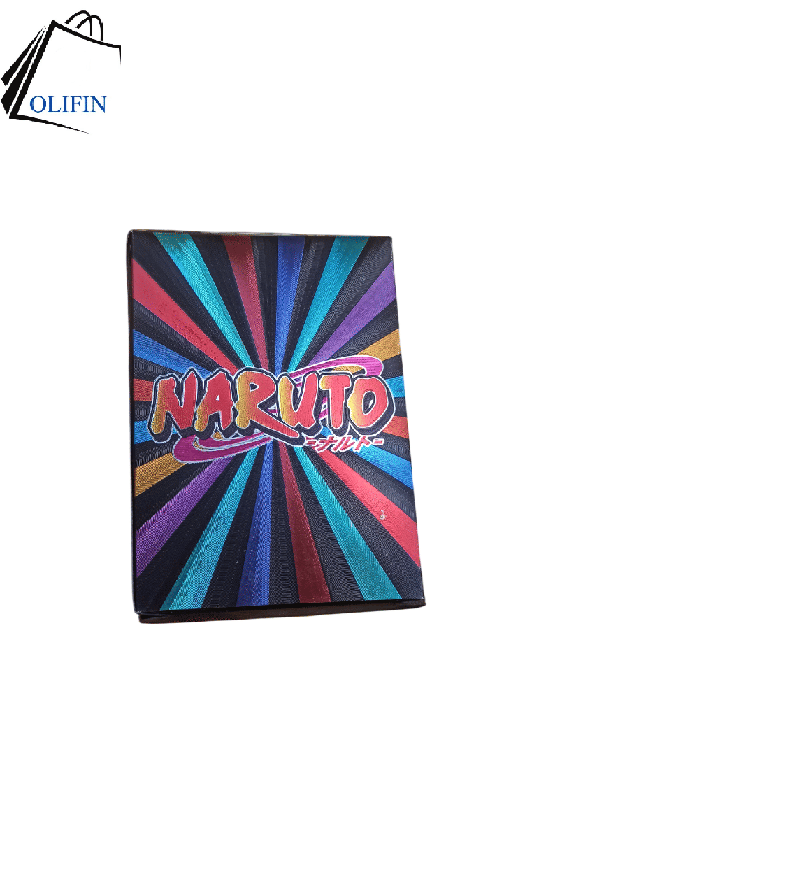     			OLIFIN Naruto Anime Card Deck, Collectible Playing Foil Cards, Official CCG Pack, Anime Merchandise Gift of 55 Cards (NTR Anime Card Rainbow 55Pc) Pack of 1
