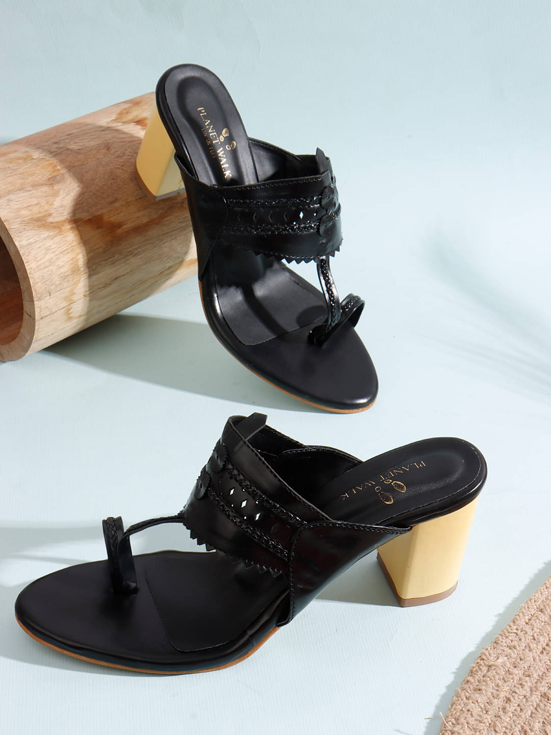 PLANET WALK Black Women's Pumps Heels PLANET WALK Black Women's Pumps Heels