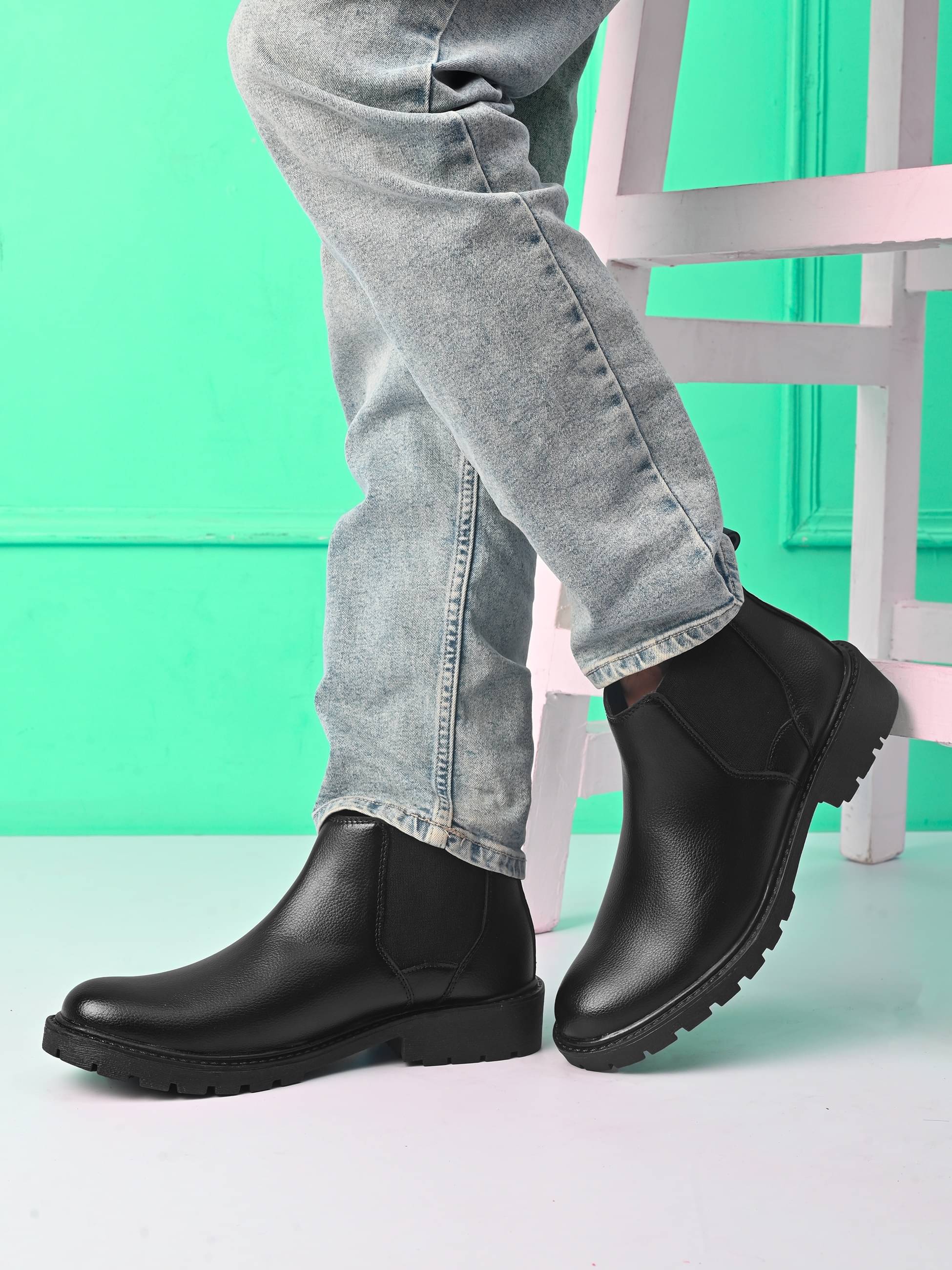     			Prolific Black Men's Chelsea Boots