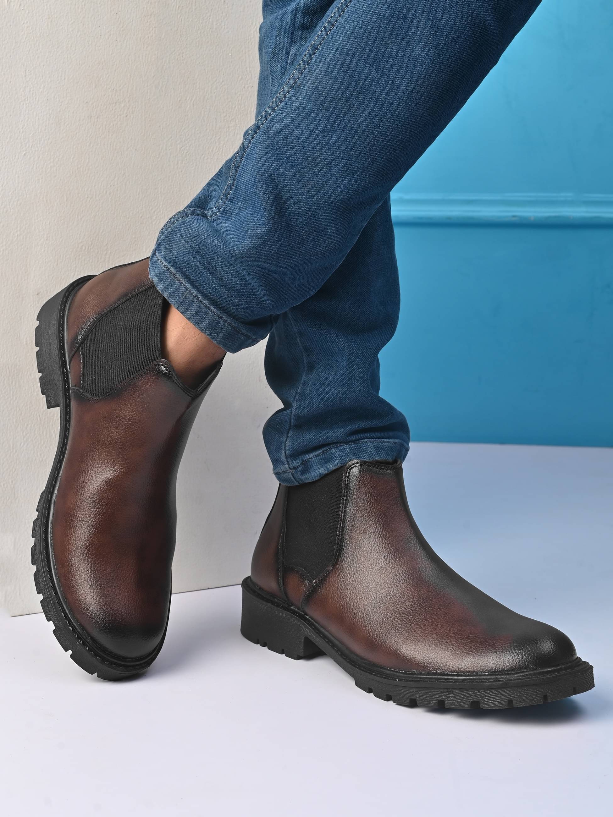 Prolific Brown Men's Chelsea Boots     			Prolific Brown Men's Chelsea Boots