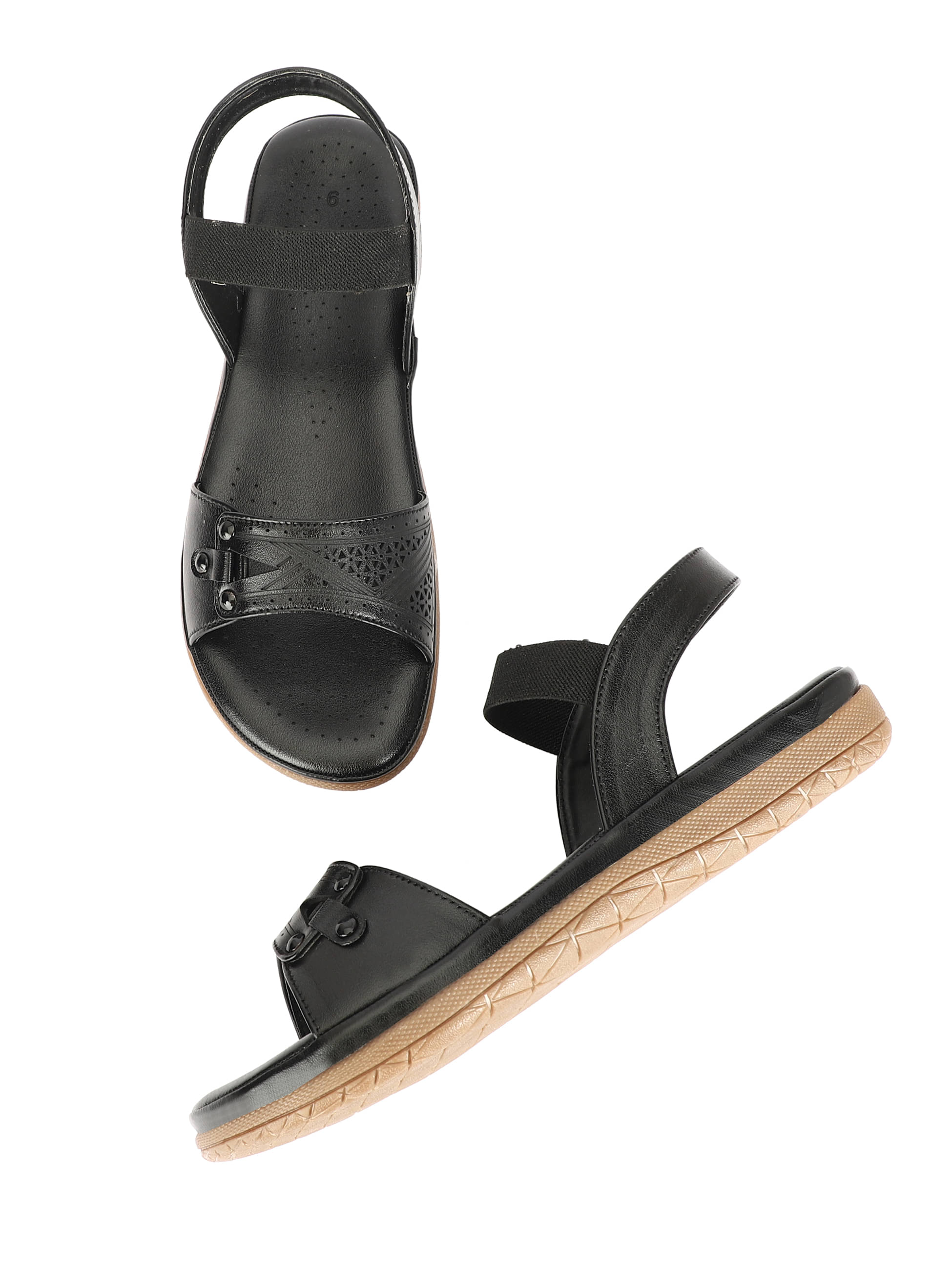     			Rimezs Black Women's Flats