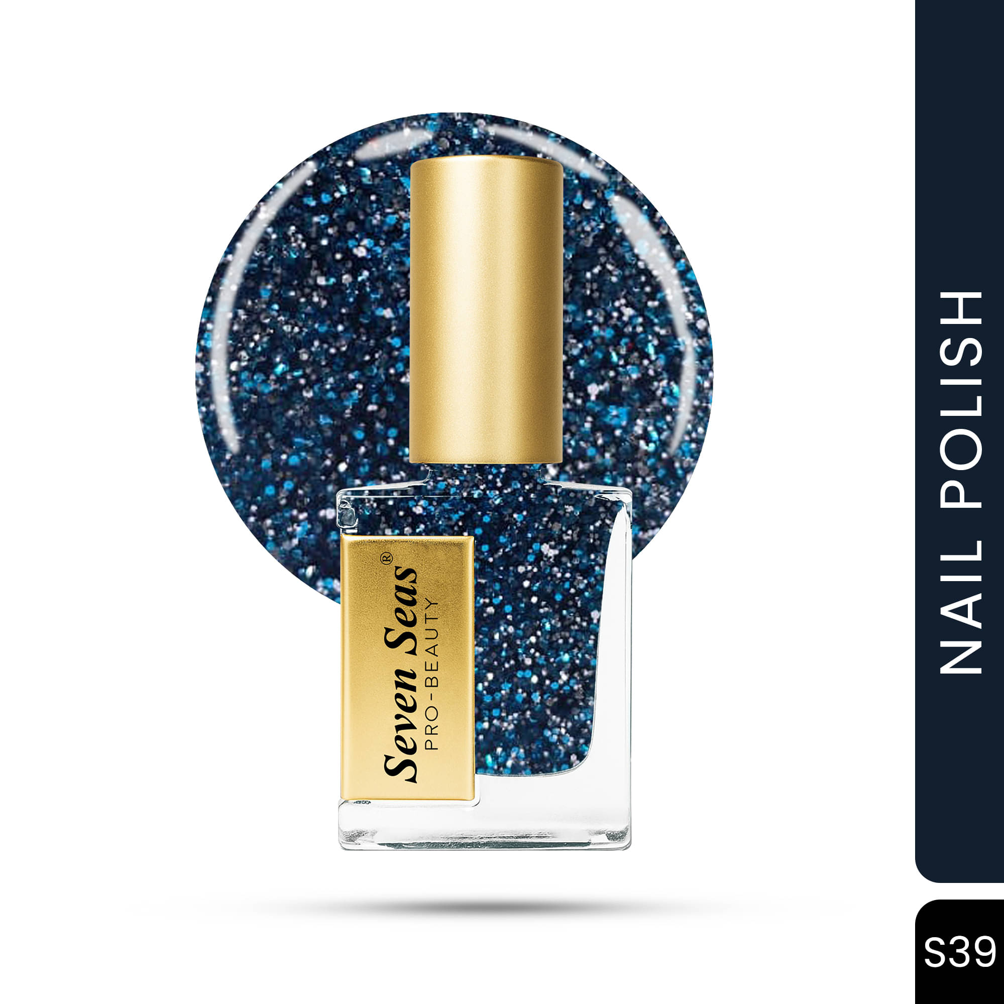     			Seven Seas Blue Matte Nail Polish 11 ( Pack of 1 )