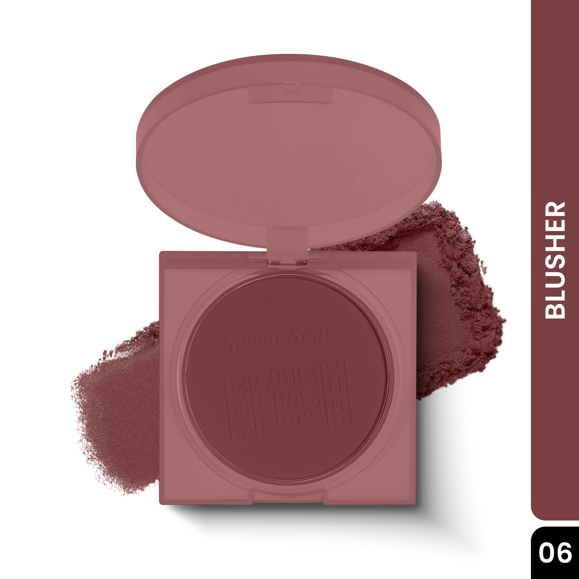     			Seven Seas Blusher and eyeshadow Pressed Powder Blush Rouge 11.5 g